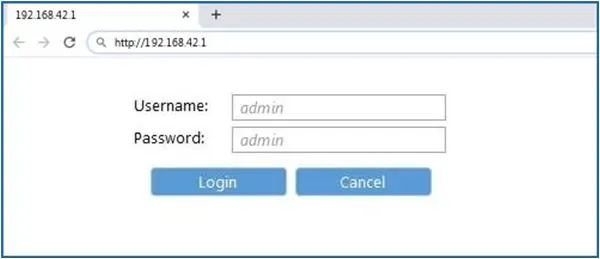 Enter usernames and passwords