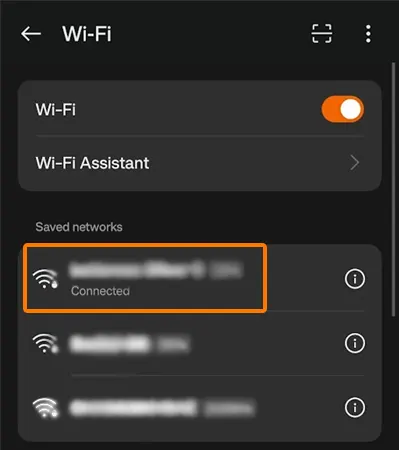 SSID Android