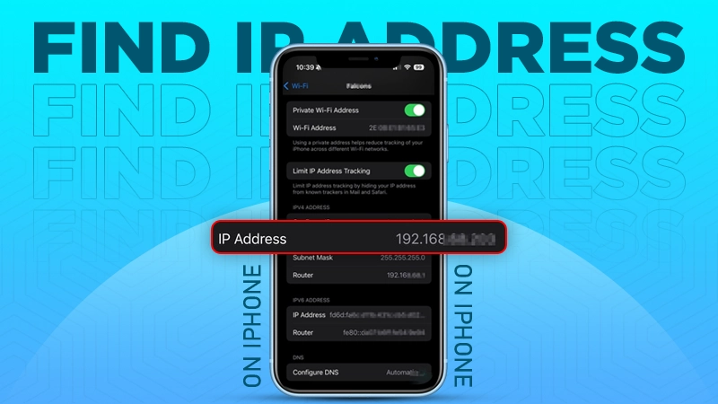 how to find ip address on iphone